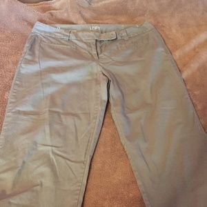 Loft cropped pants